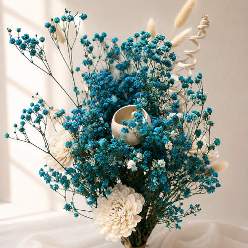 Serenite Azur – Blue Dried Flower Bunch