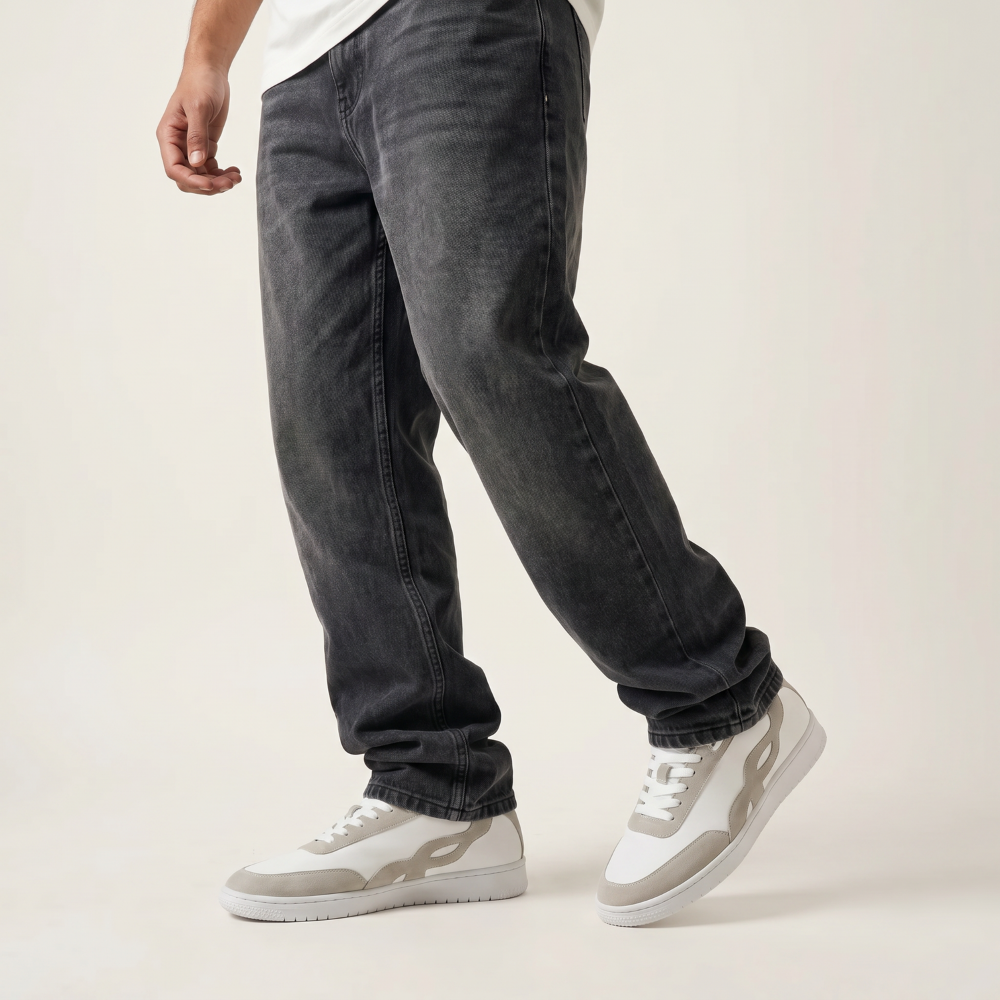 Bridge White Lace-Up Sneakers