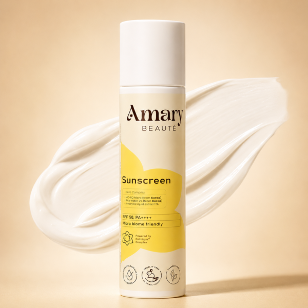 Amary Beaute Dermat Tested Sunscreen SPF 50 PA++++ | No White Cast