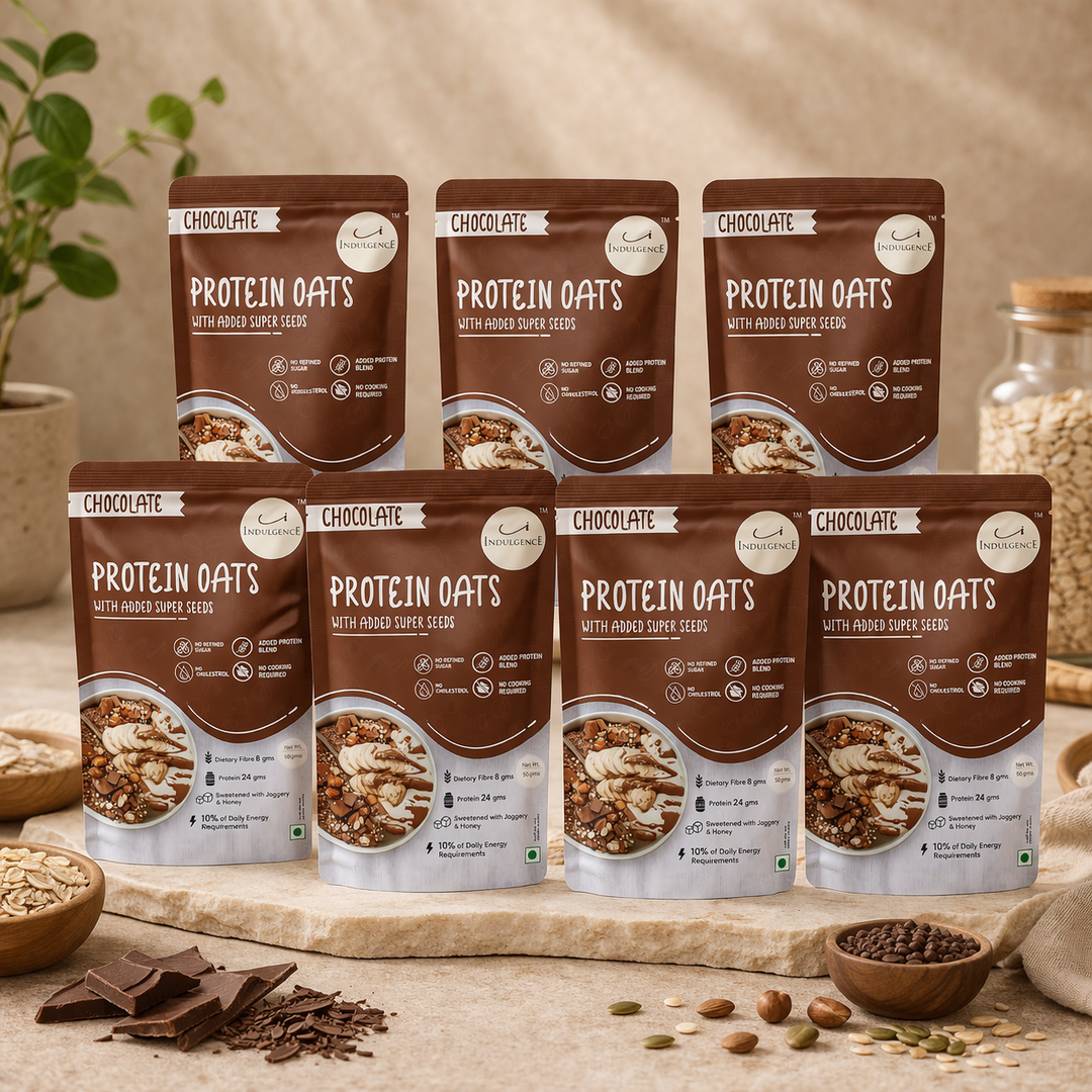 Chocolate Protein Oats with Super Seeds- Pack of 7 x 50gms(350gms)