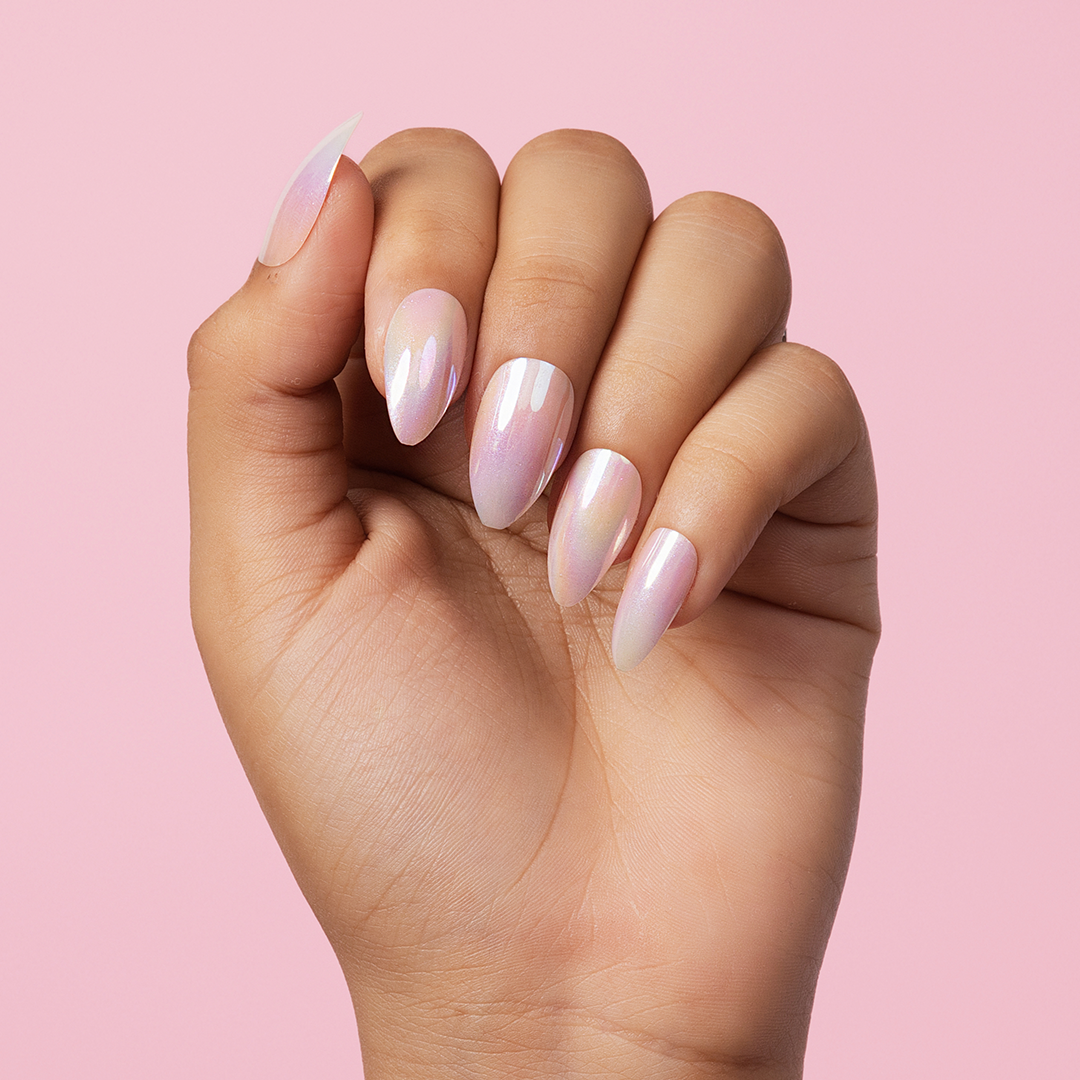Fairy Dust | Long Almond, Press-On Nails