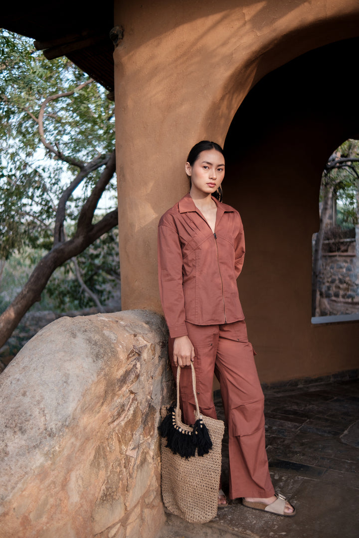 The Terra Tribe Copper Saigon Parachute Pants