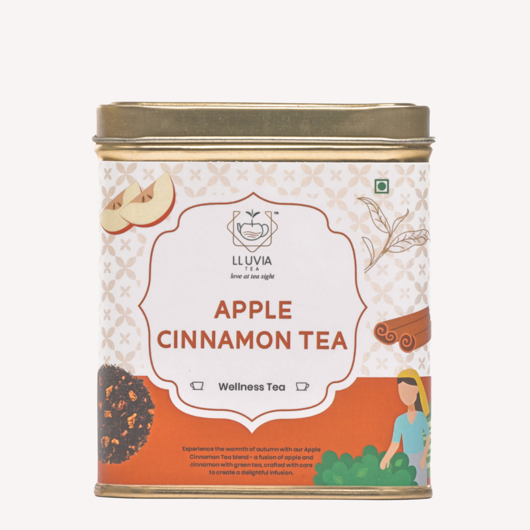 Lluvia Tea Apple Cinnamon Tea - Antioxidant Boost | Digestive Support | Blood Sugar Regulation (50 gm)