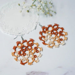 Knots To Nodes Cocoa Harmony Earrings