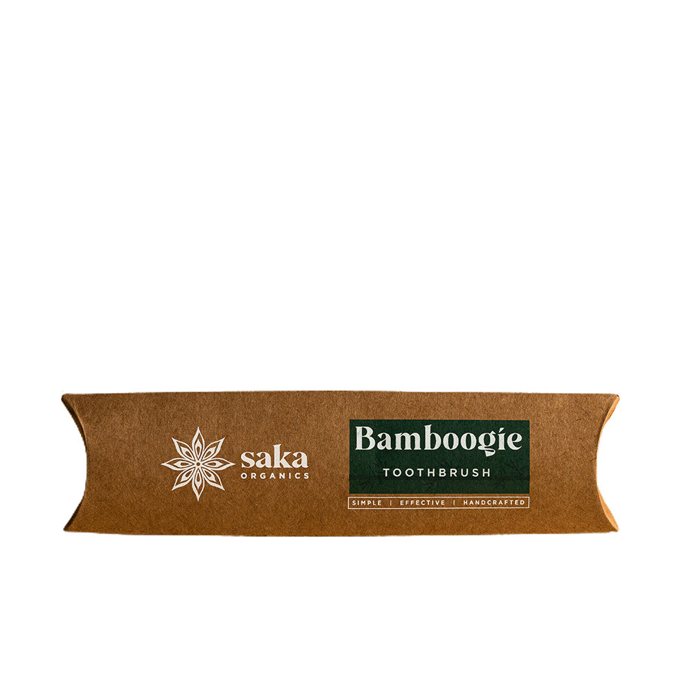 Saka Organics - Bamboogie Toothbrush | Eco-Friendly Bamboo Toothbrush