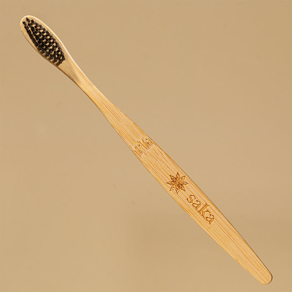 Saka Organics - Bamboogie Toothbrush | Eco-Friendly Bamboo Toothbrush