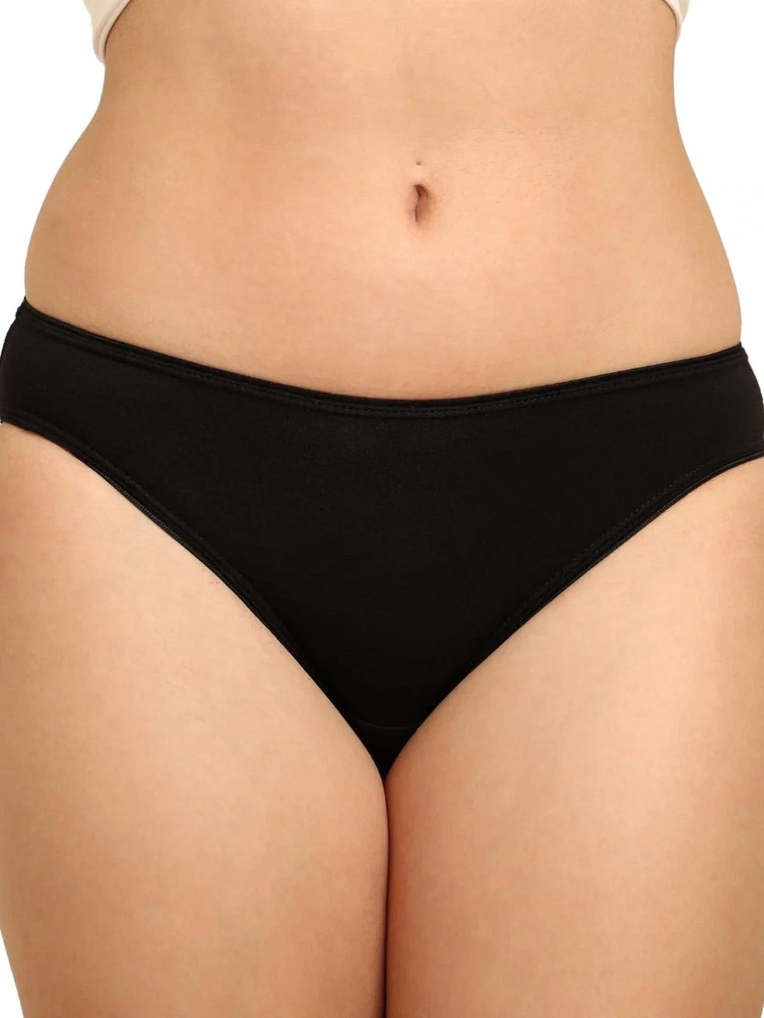 Bamboo Fabric Low Rise Bikini Panty – Fuchsia & Black | Pack of 2