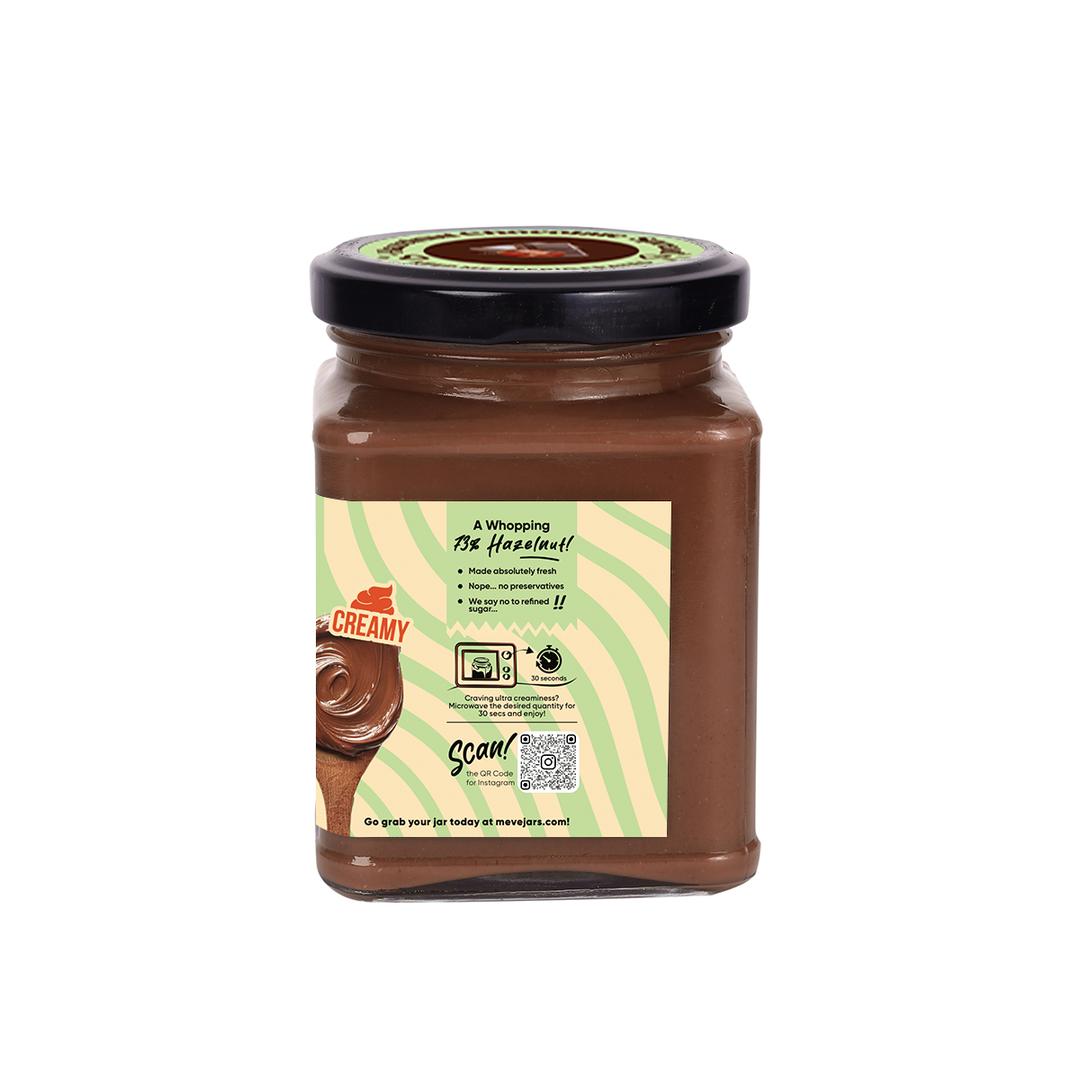 HAZELNUT CHOCOLATE SPREAD CREAMY (Vegan)