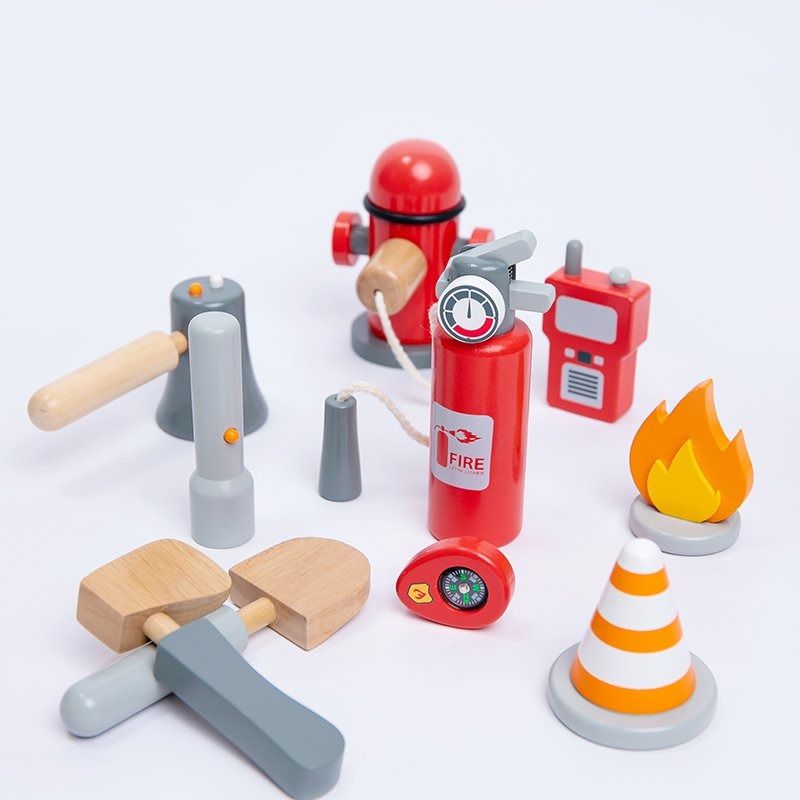 Wudly - Fire Fighter Set - 14 Pieces