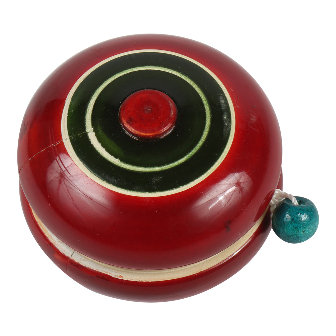 Channapatna Toys Wooden Spinning Tops for Kids (3 Yrs+)-Set of 3 Pcs- Multicolor-Curiosity & Fine Motor Skills