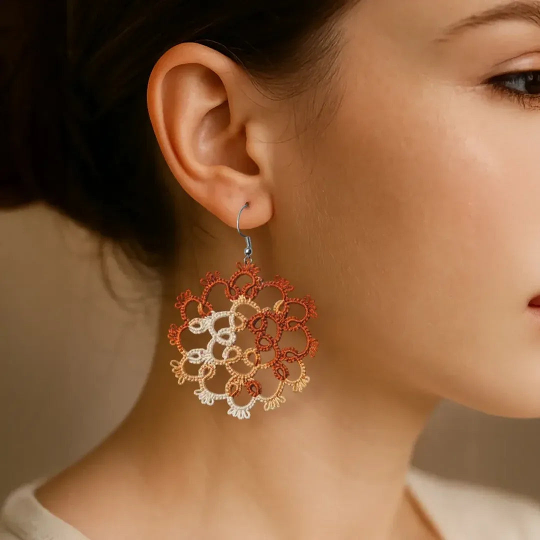 Knots To Nodes Cocoa Harmony Earrings