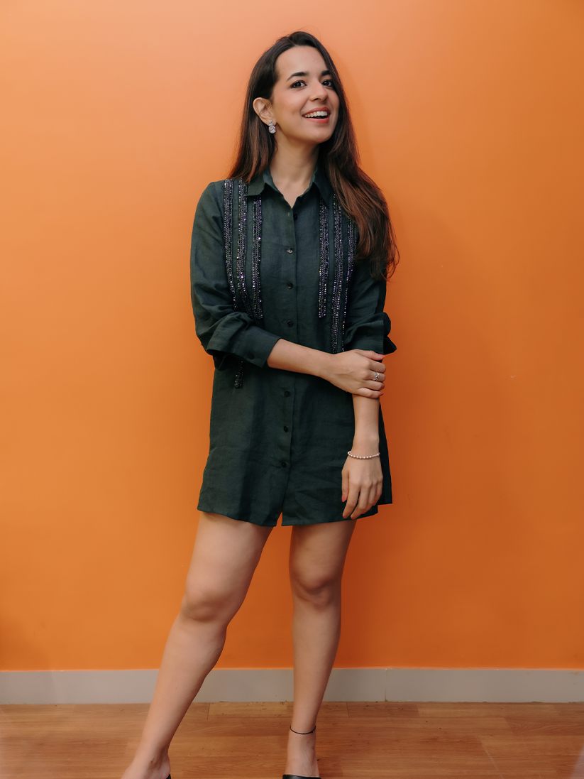 JASHN LINEN TUNIC