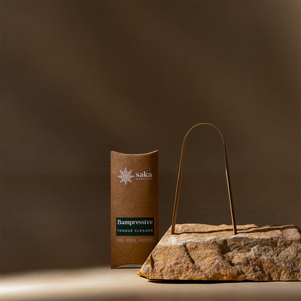 Saka Organics - Bampressive Tongue Cleaner | Eco-Friendly Bamboo Tongue Cleaner
