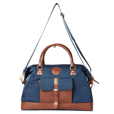 Mona B Unisex Duffel Gym Travel and Sports Bag: Milan Navy