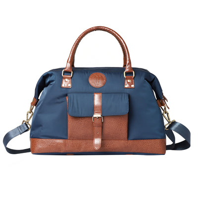 Mona B Unisex Duffel Gym Travel and Sports Bag: Milan Navy