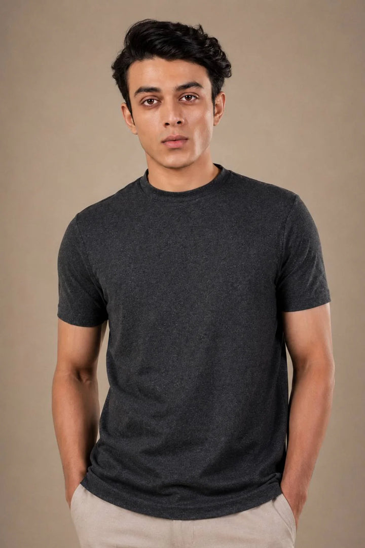 Carbon Tree Heavyweight Melange T-Shirt – Sorona