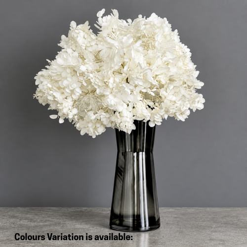 Blanc Eternel – White Hydrangea Dried Flower Bouquet