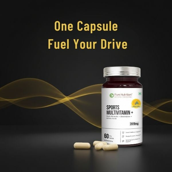 Sports Multivitamin+ Tablets 2419mg | Vitamins, Minerals & Herbs for Athletes | 60 Tablets