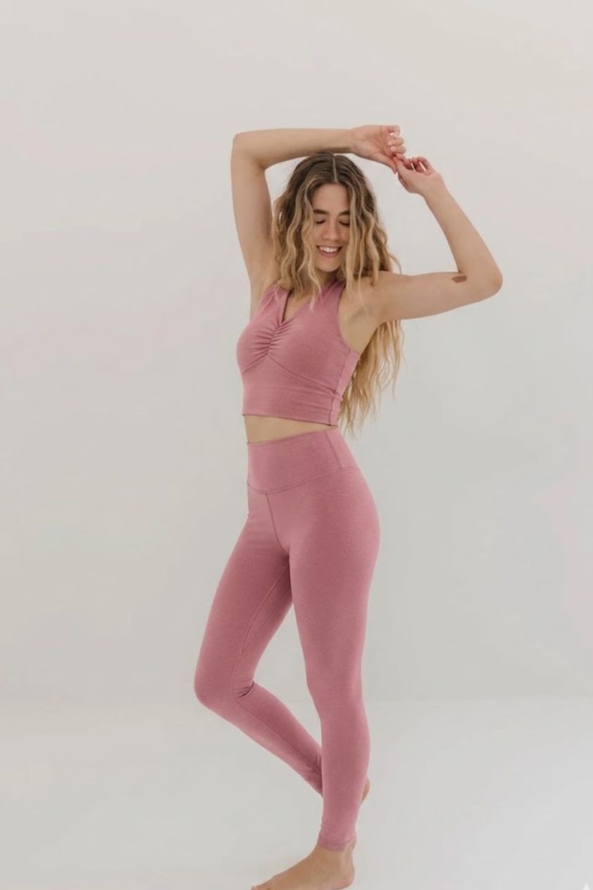 elope perfect fit pink leggings