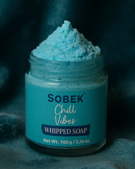 Sobek Naturals Chill Vibes Blue Whipped Cream Soap and Body Wash 100 gm