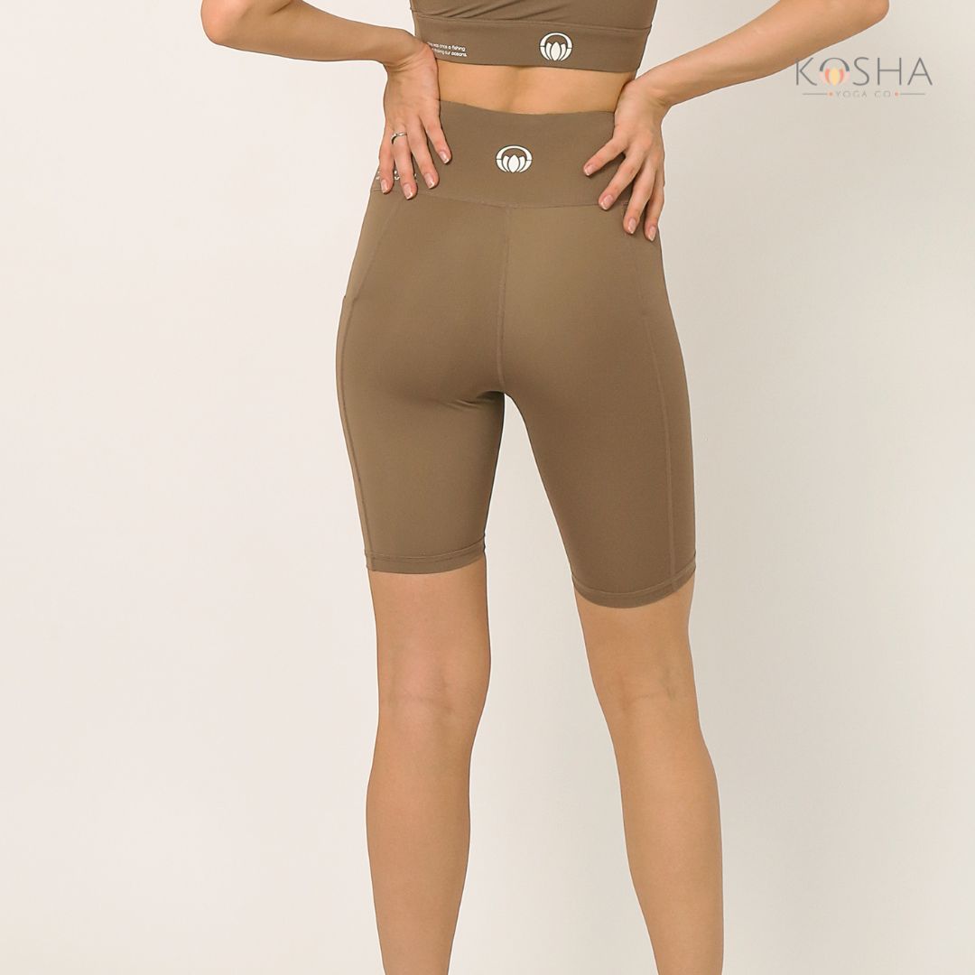 Kosha Yoga buttR Biker Shorts Co-ord Set by Kosha Yoga Co