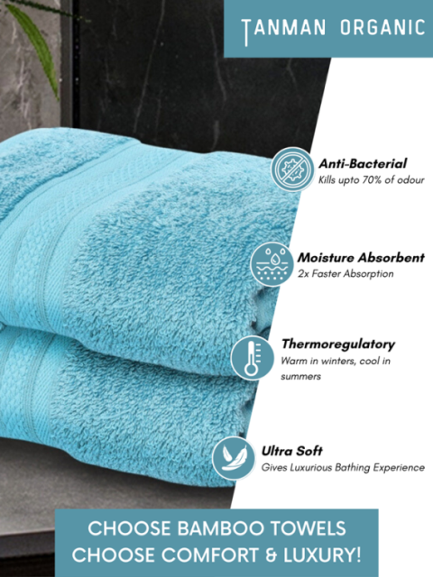 Tanman Organics Bamboo Fiber Hand Towel  - Touruise