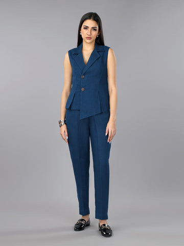 Gothilo Indigo Linen Jacket