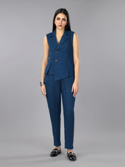 Gothilo Indigo Linen Jacket