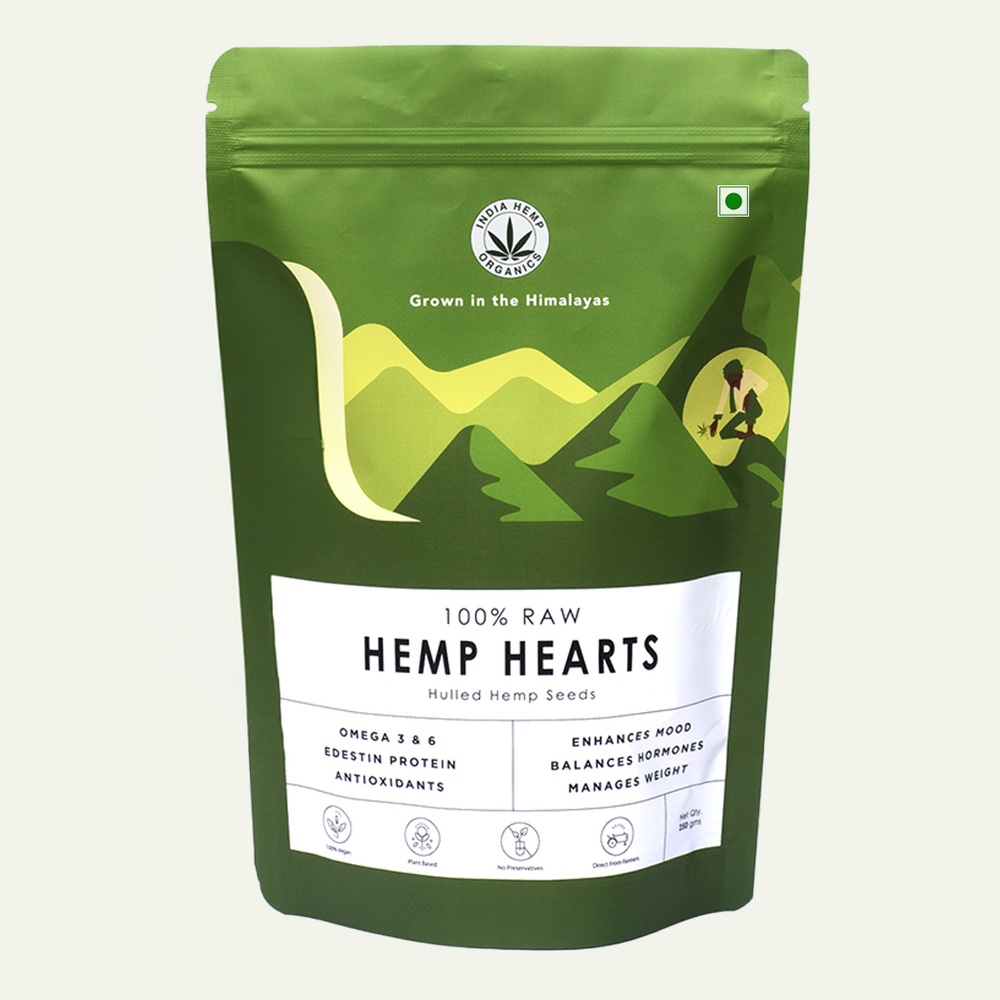 India hemp Organics Hemp Hearts 250grams