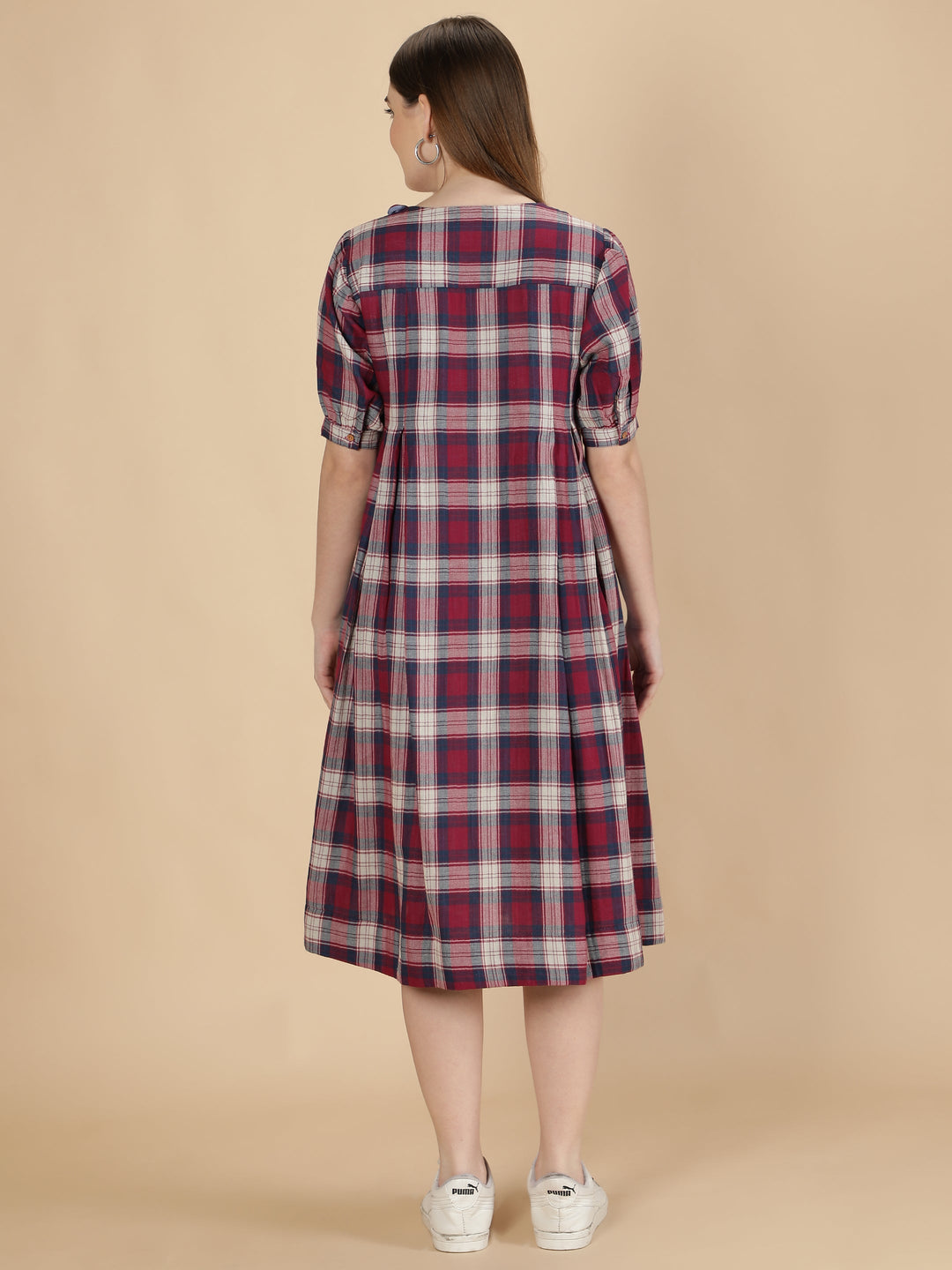 Mamacherub Checkered Rabbit Dress Mama