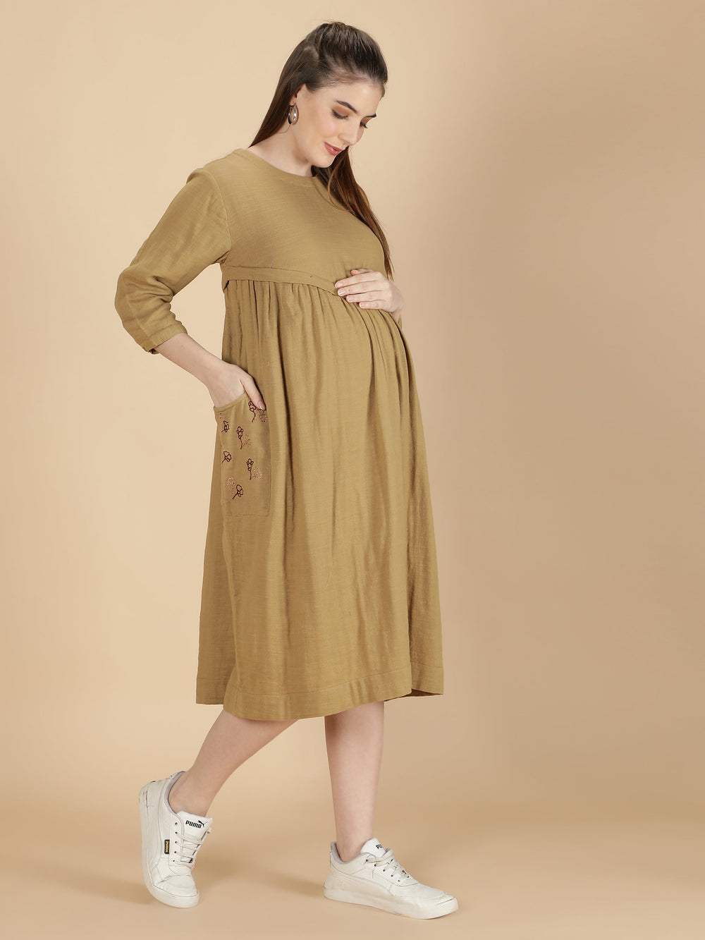 Mamacherub Hopping Hedgehog Mama Dress