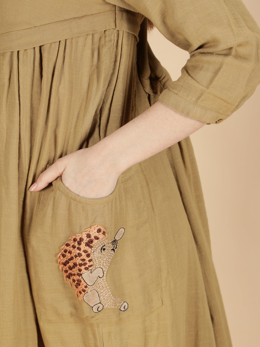 Mamacherub Hopping Hedgehog Mama Dress