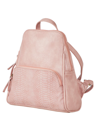 Mona B Convertible Daypack for Offices Schools and Colleges with Stylish Design for Women: Apricot