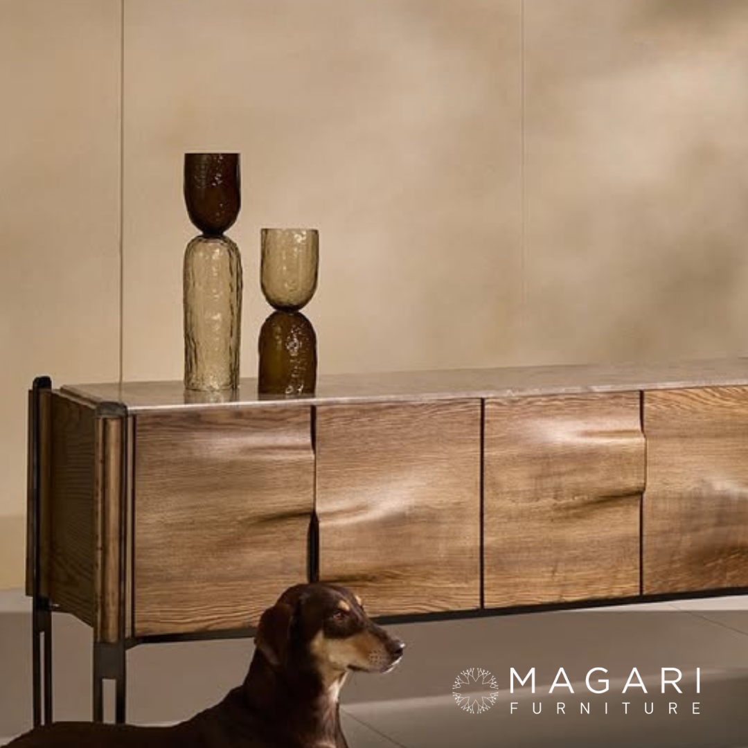 Muun Home Axel Textured Glass Decorative Object