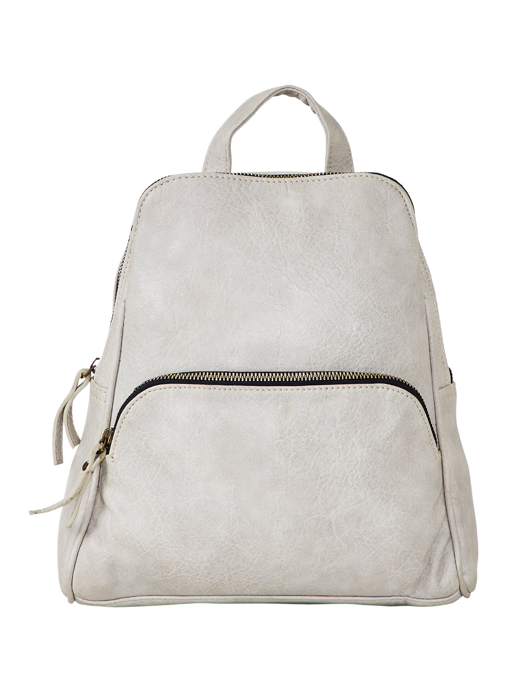 Mona B Convertible Daypack for Offices Schools and Colleges with Stylish Design for Women: Silver