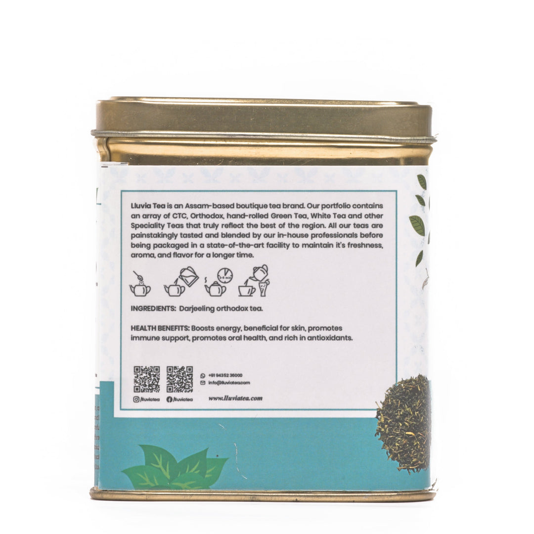 Lluvia Tea Darjeeling Tea - Stress Relief | Skin Health | Rich in Antioxidants Second flush(50gm)