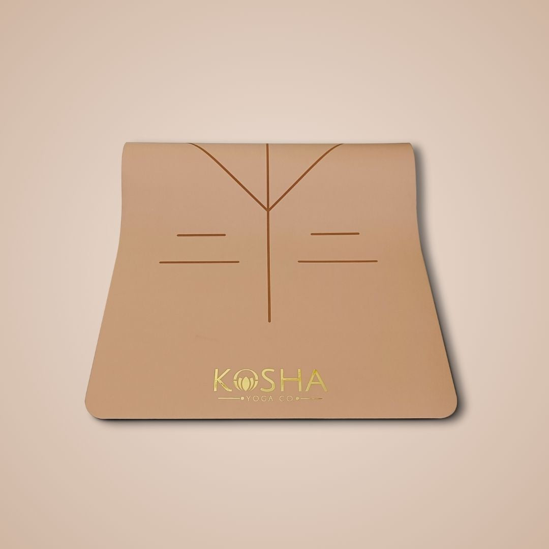 Kosha Yoga Mocha PUre Align Yoga Mat