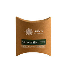 Saka Organics - Vetiverific | Handmade Vetiver Loofah Scrub | Natural Exfoliation for All Skin Types (1 pc)