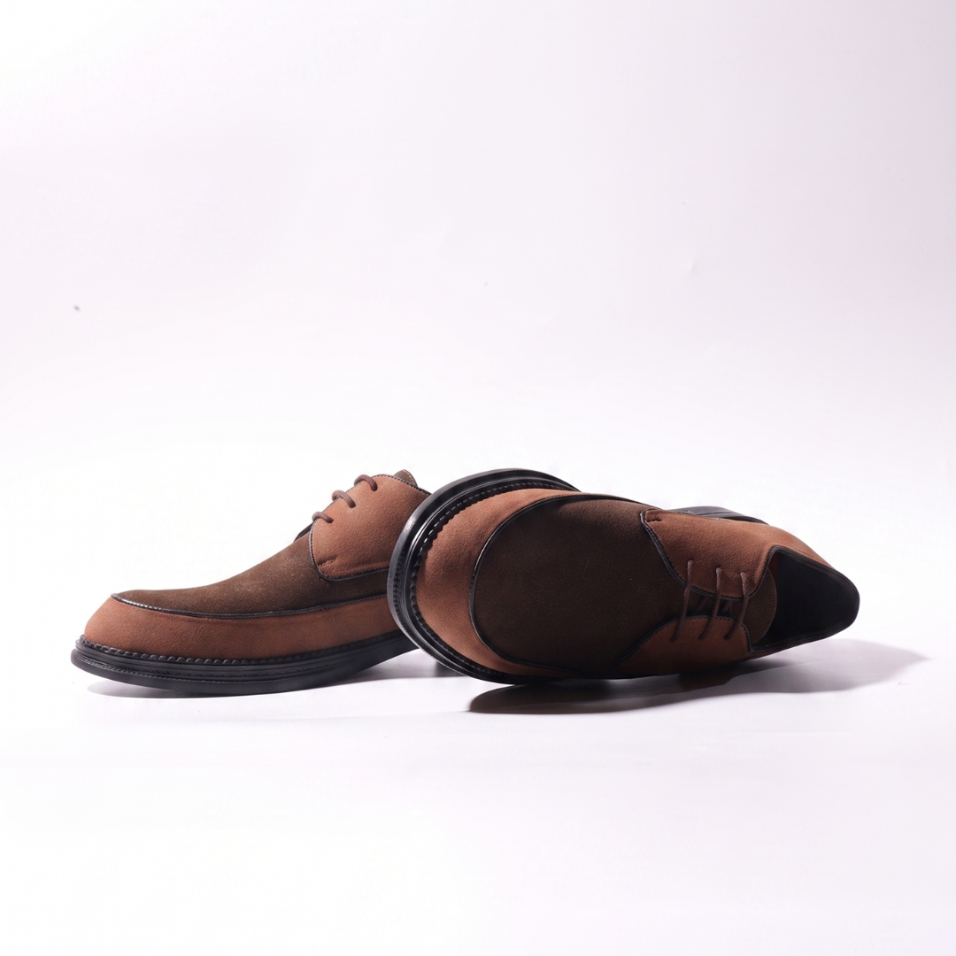 Monkstory Atelier 1860 Dual Tone Derby Lace-Ups – Brown & Tan