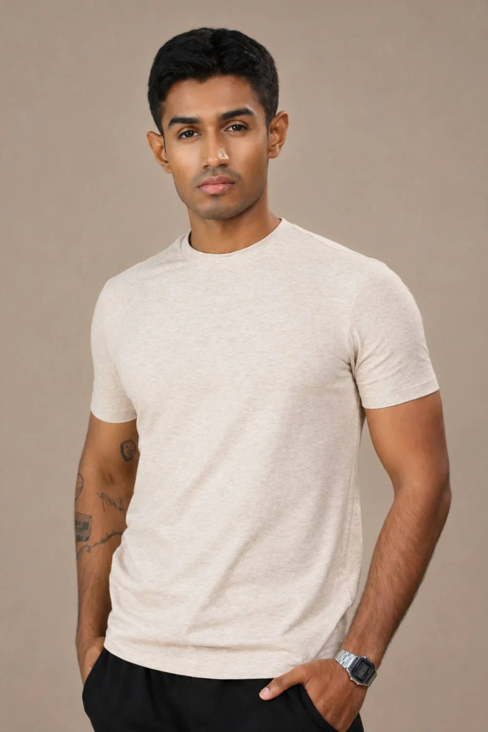 Carbon Tree Heavyweight Melange T-Shirt – Sorona