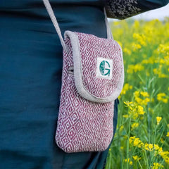 My Original OG Diamond Mobile Sling - Hemp Phone Bag - Stylish, Sustainable & Hands-Free