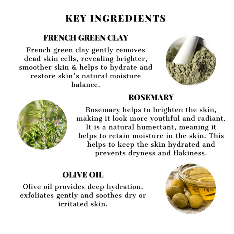 Iris Cosmetics Mineral Rich French Green Clay Mask