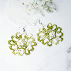 Knots To Nodes Olive Branch Earrings