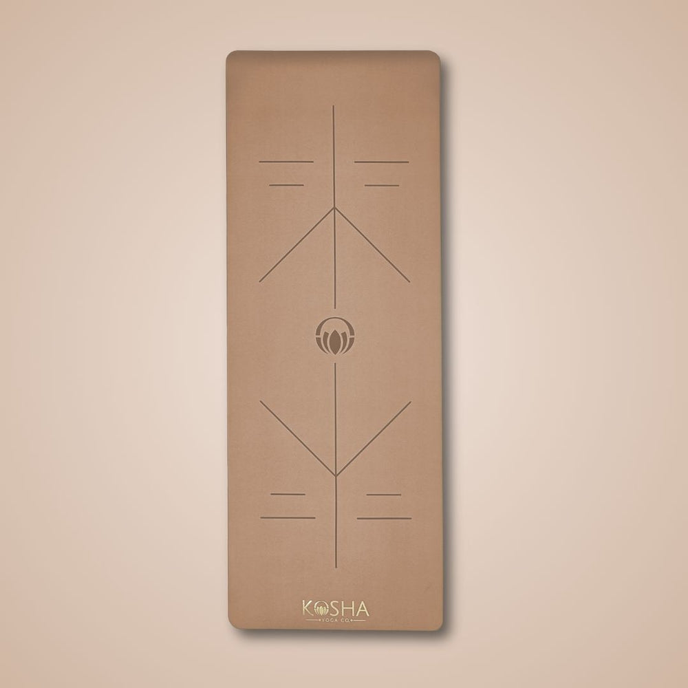 Kosha Yoga Mocha PUre Align Yoga Mat