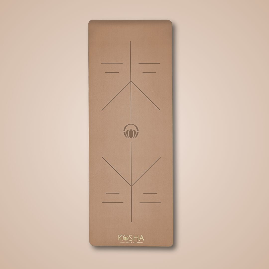 Kosha Yoga Mocha PUre Align Yoga Mat