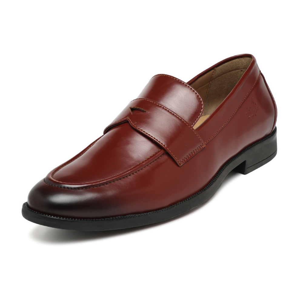 Simplicist Tan Penny Loafers