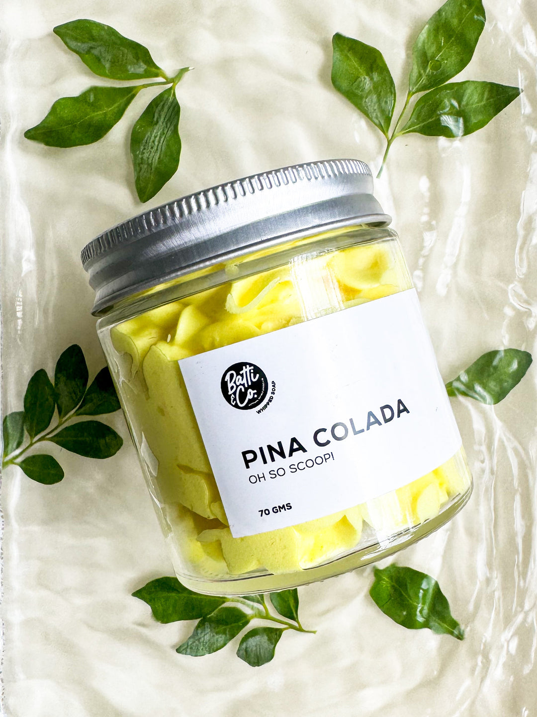Batti & Co. Pina Colada Whipped Soap 70g