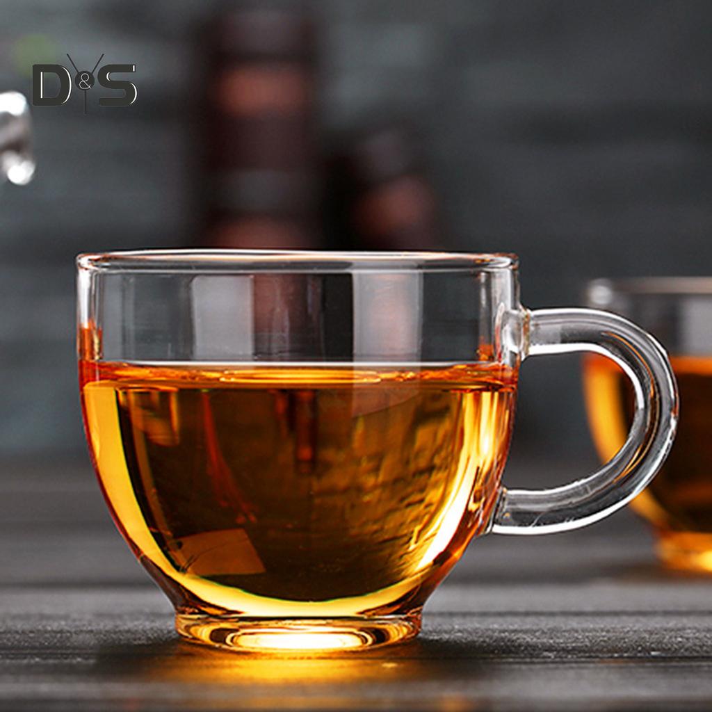 The Bean Co Roasters Double Wall Coffee Cup | Borosilicate Glass | Insulated Layer Cups | Perfect for Coffee and Tea