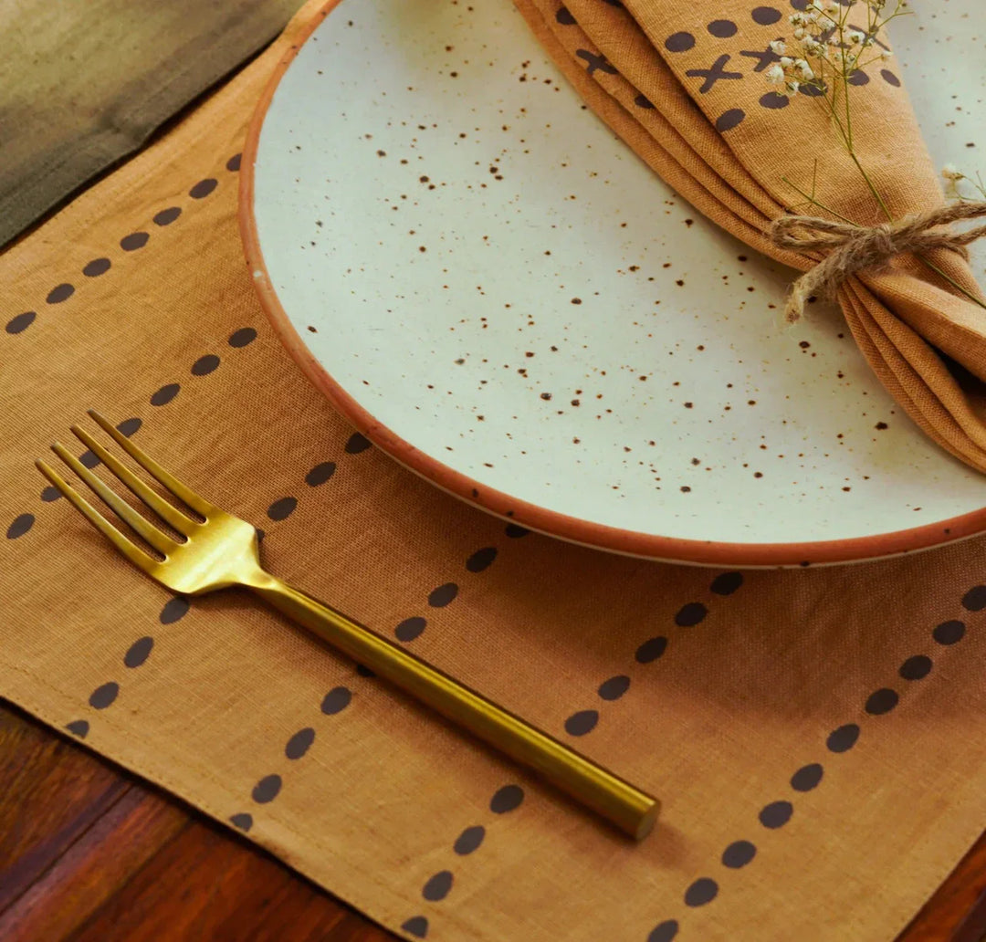 Pravaah Kaincha Pure Hemp Placemats | Set of 2/4/6