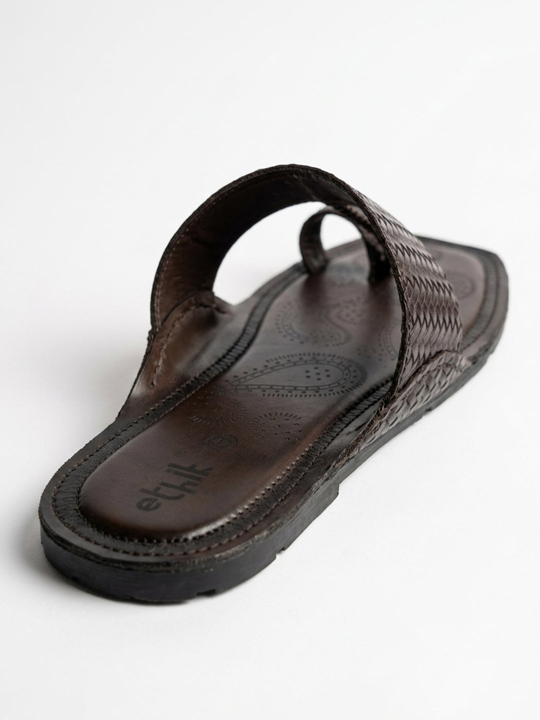Yuvraj Brown Kolhapuri Chappal